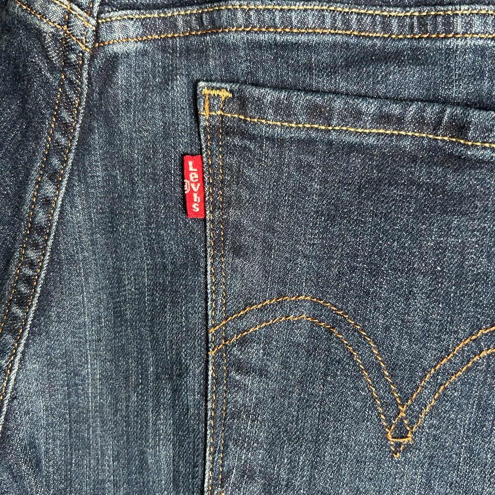 Levi's Women's Dark Blue 505 Straight Jeans 30 - Picture 13 of 13